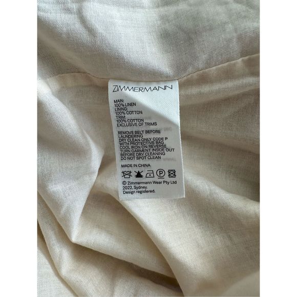 ZIMMERMANN Vitali Fringe Maxi Dress in Cotton - Picture 15 of 16